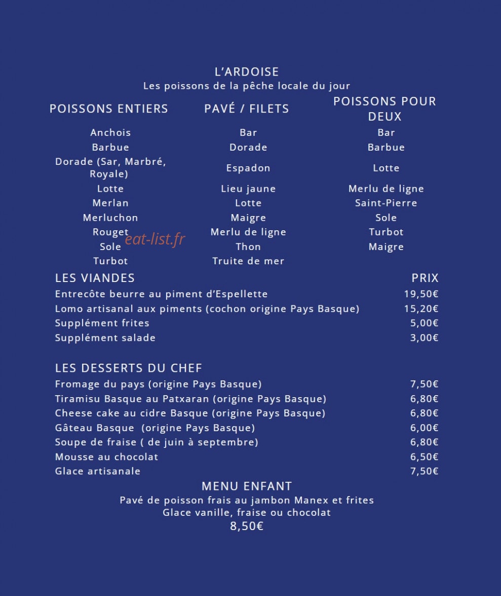 Le Corsaire — carte page 2