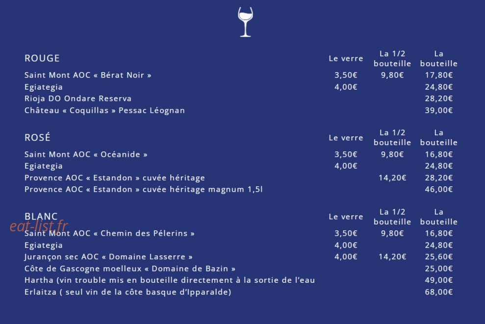Le Corsaire — carte page 3