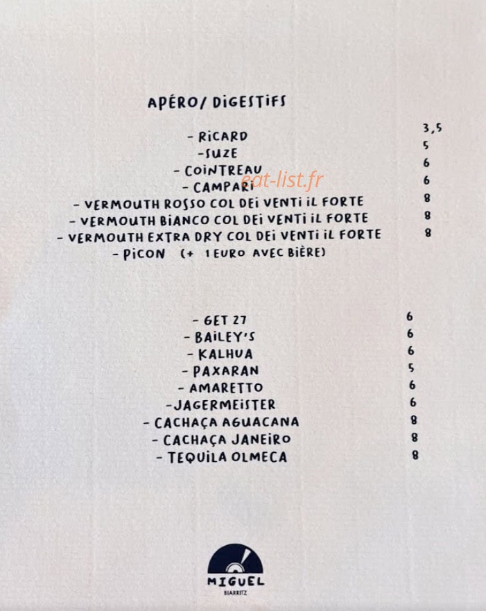 Le Miguel — carte page 9