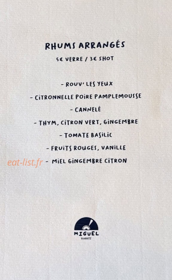Le Miguel — carte page 6