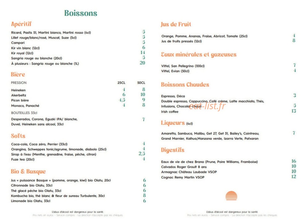Le Plongeoir — carte page 7