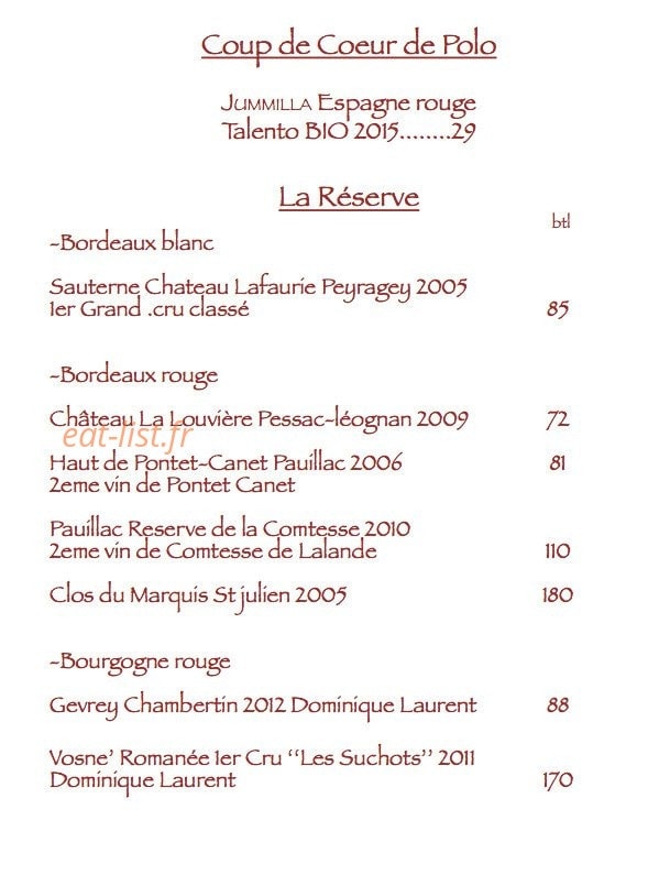Le Royalty — carte page 5