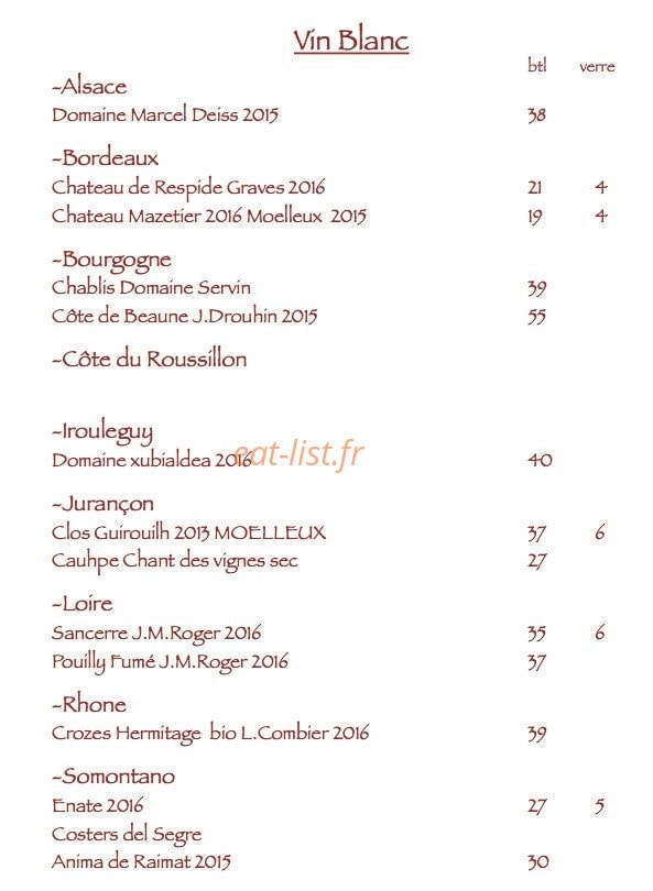 Le Royalty — carte page 7