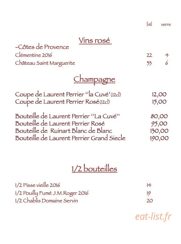 Le Royalty — carte page 8