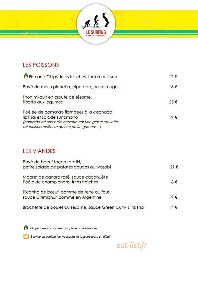 Le Surfing — carte page 4