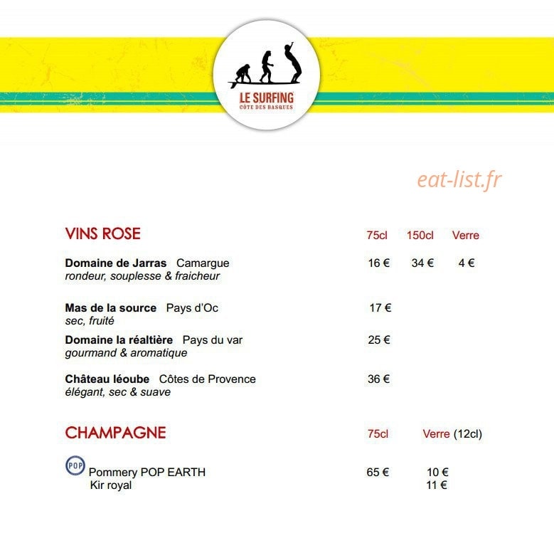 Le Surfing — carte page 11