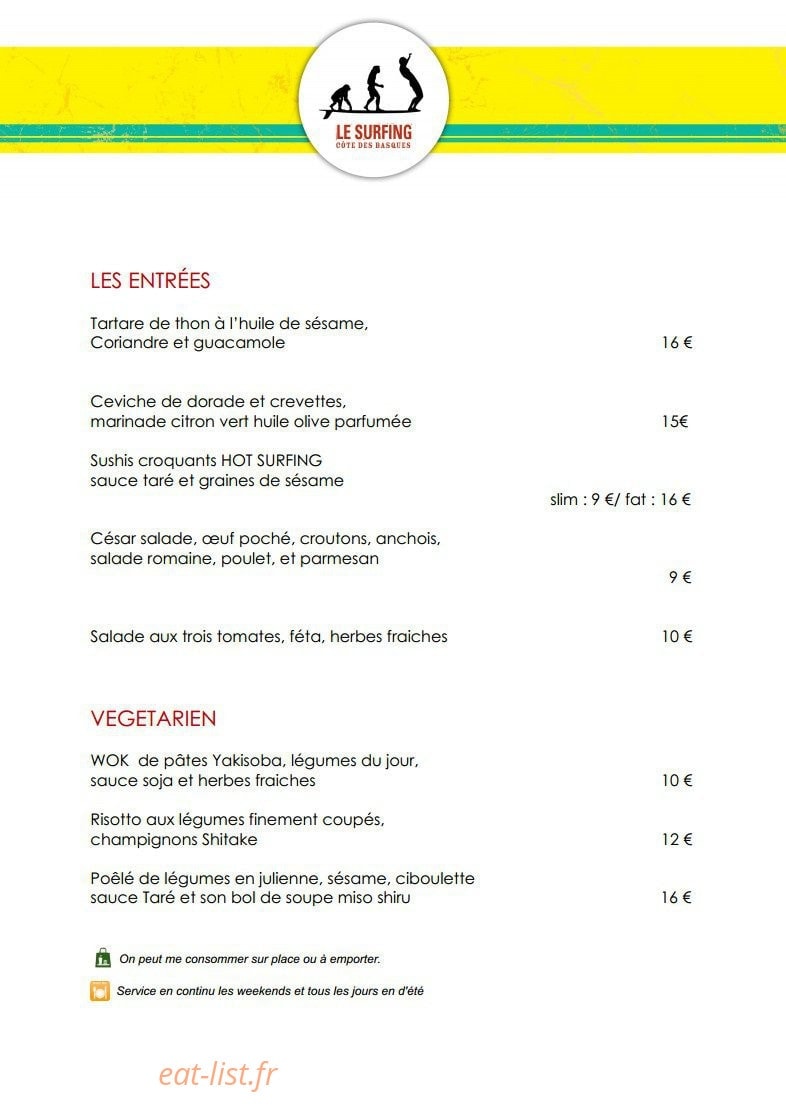 Le Surfing — carte page 3