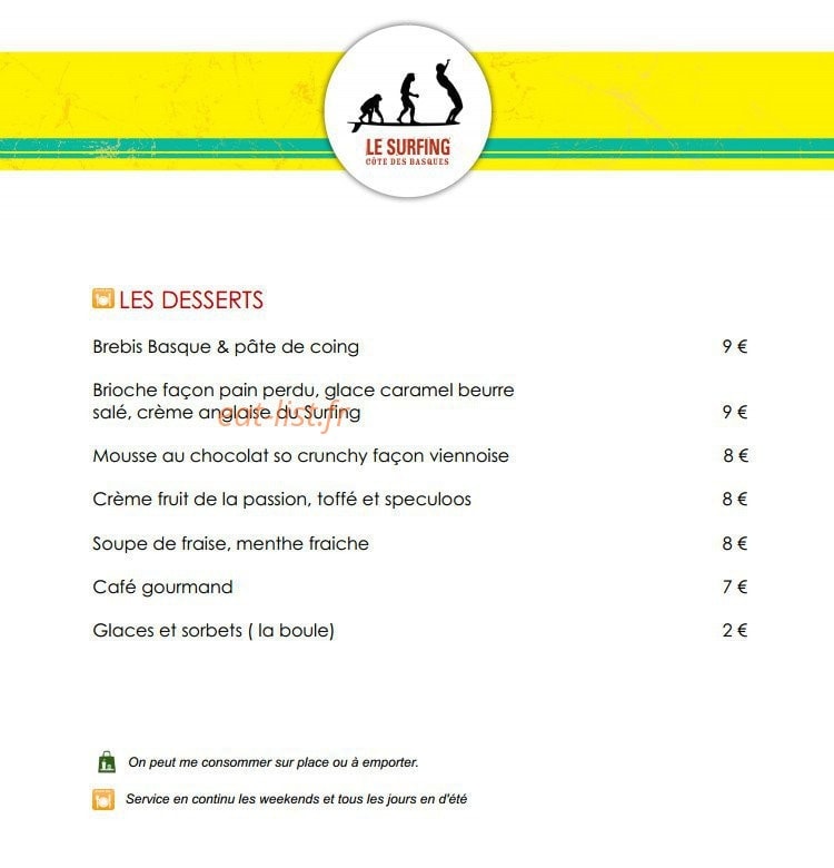 Le Surfing — carte page 6