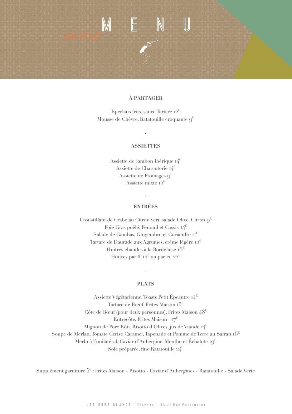 Les Ours Blancs — carte page 1