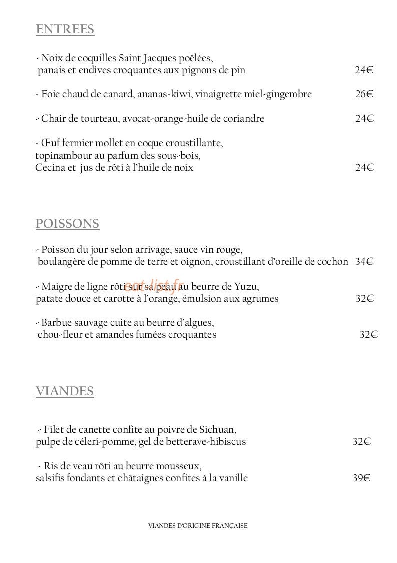 Les Rosiers — carte page 1
