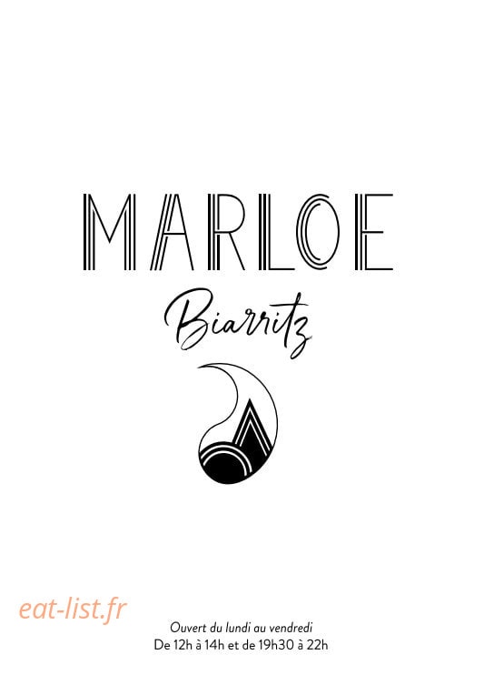 Marloe Biarritz — carte page 1