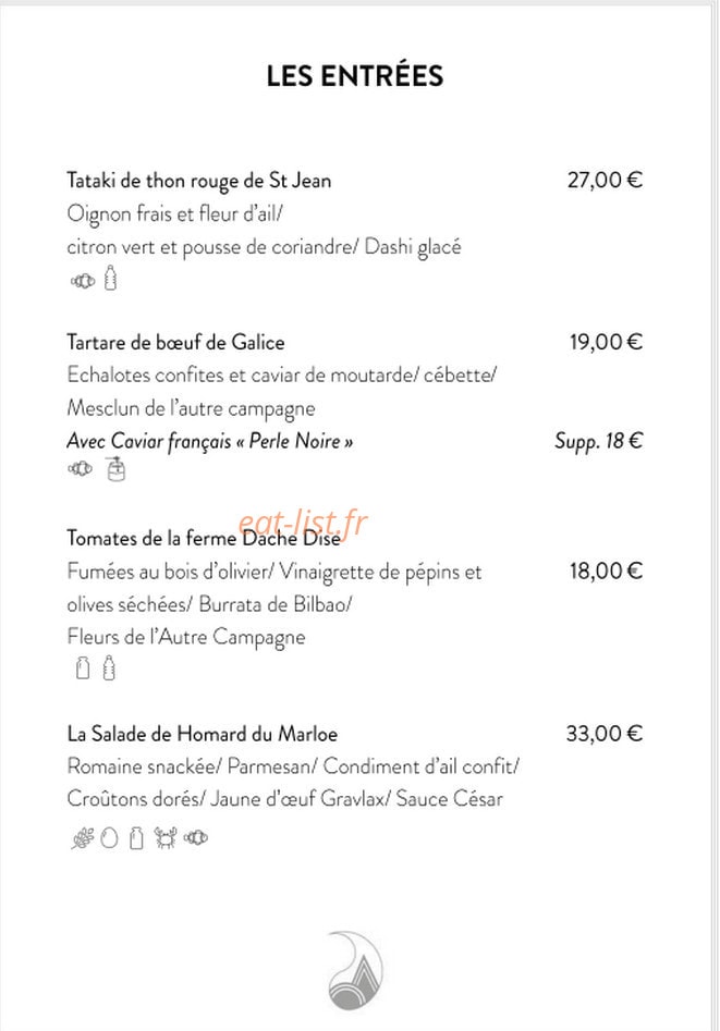 Marloe Biarritz — carte page 2