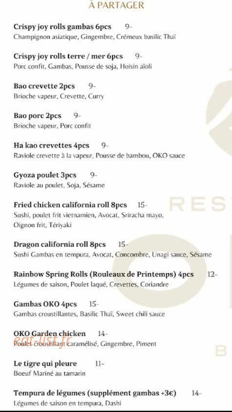 Oko — carte page 1