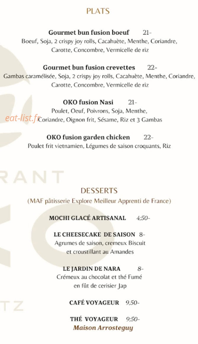 Oko — carte page 2