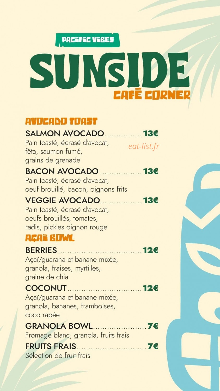 Palmito — carte page 6