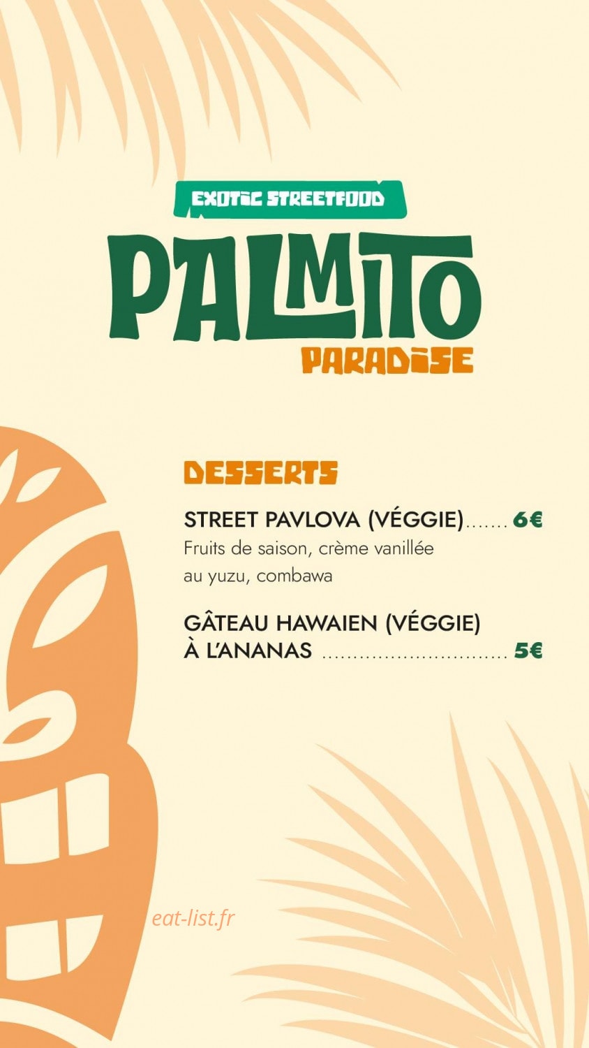 Palmito — carte page 15