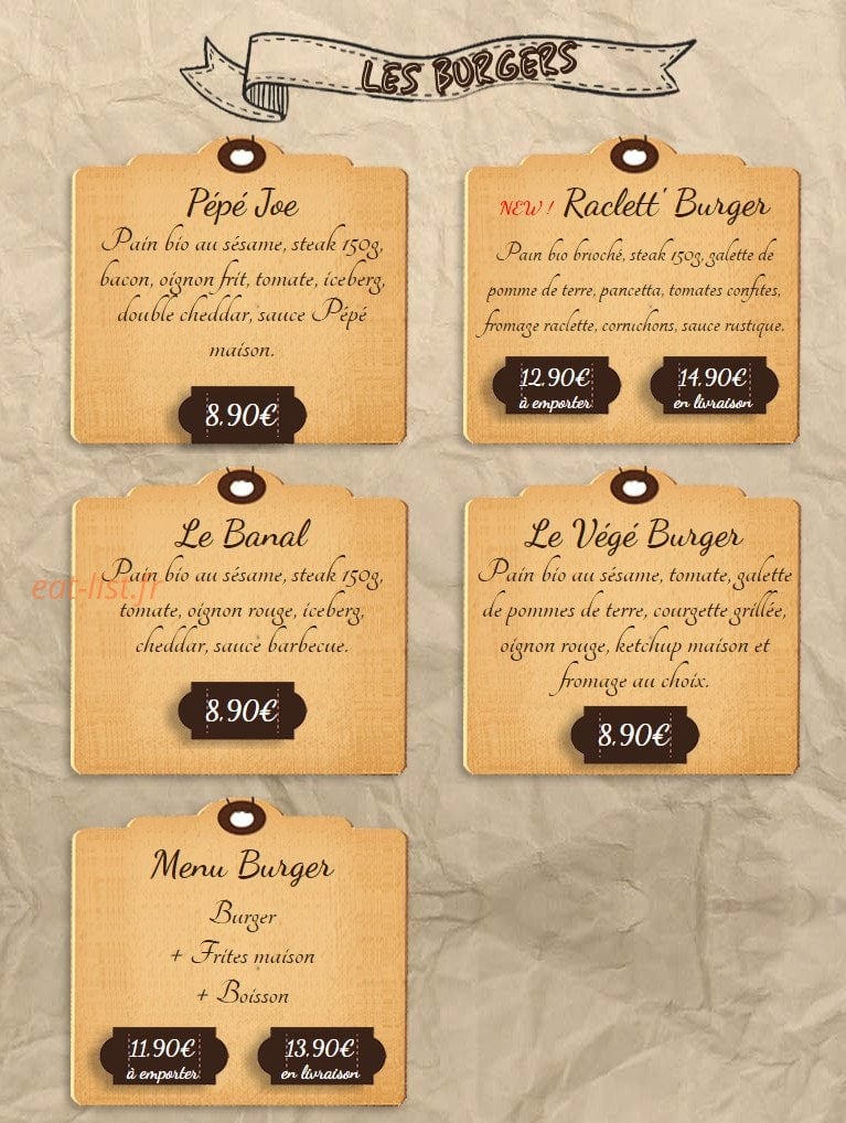 Pépé Joe — carte page 4