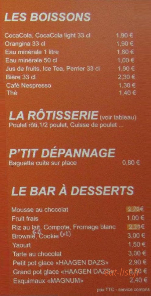 Rôtisserie La Suite — carte page 4