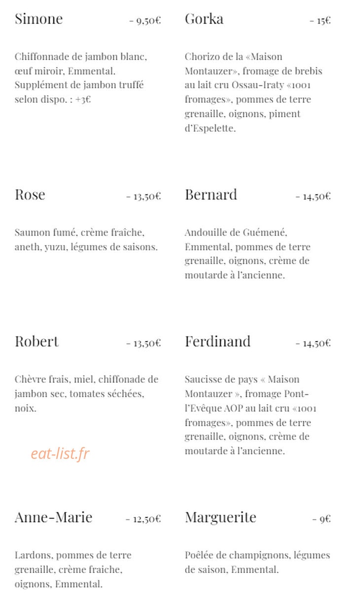 Sarrasin — carte page 2