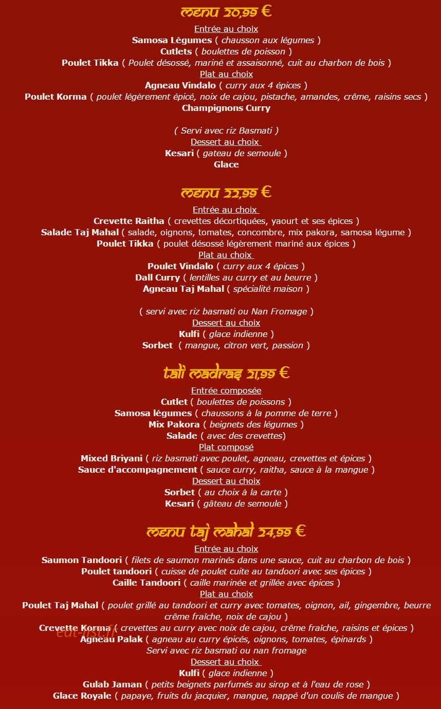Taj Mahal — carte page 5