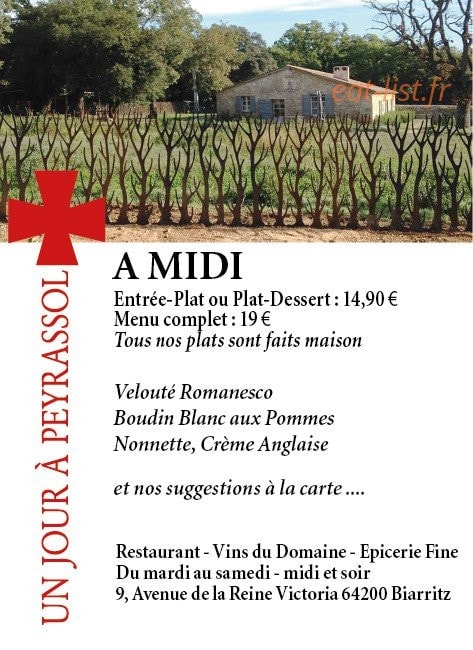 Un Jour à Peyrassol — carte page 1
