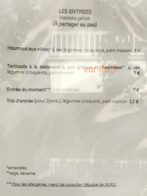 Xuxu — carte page 2