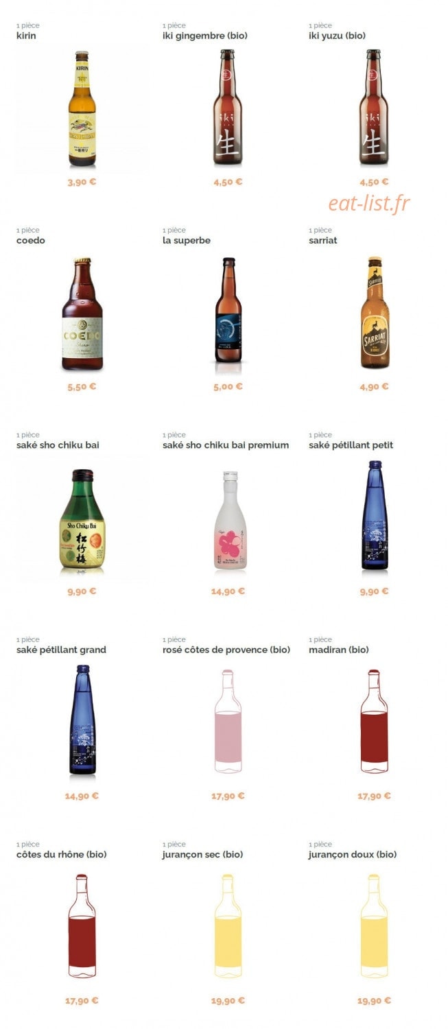 You Sushi — carte page 13