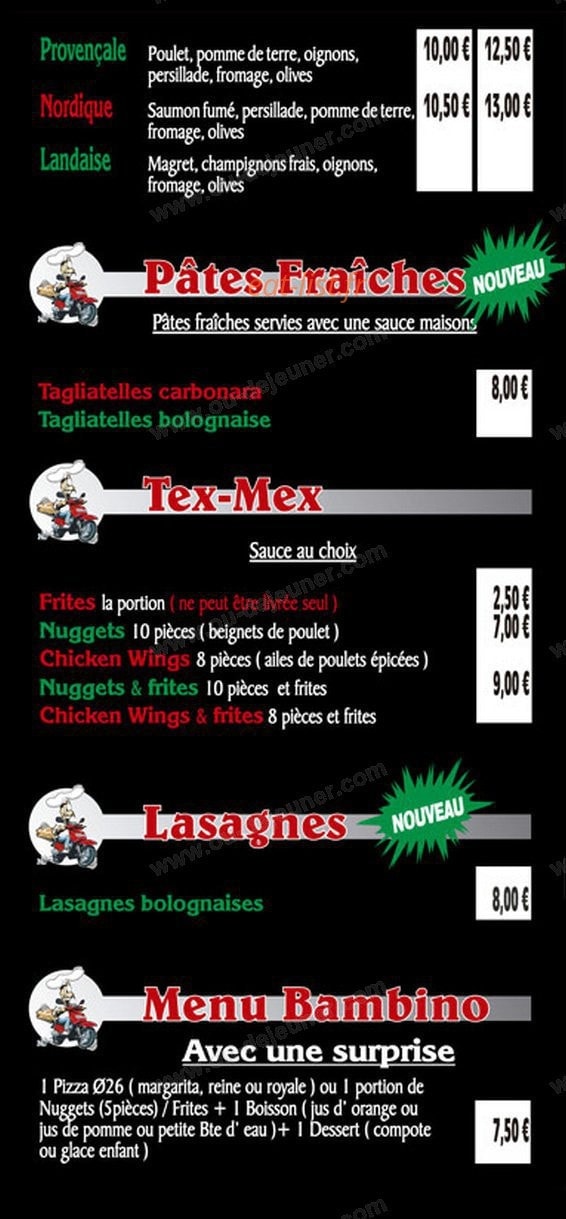 L' uhabia pizza — carte page 6