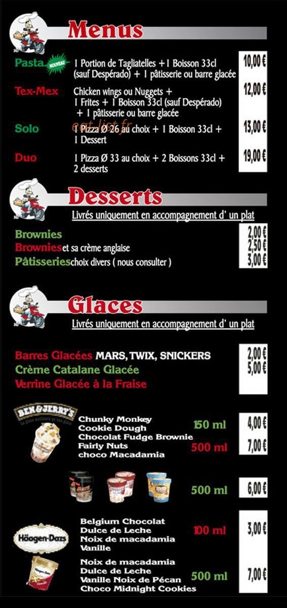 L' uhabia pizza — carte page 2