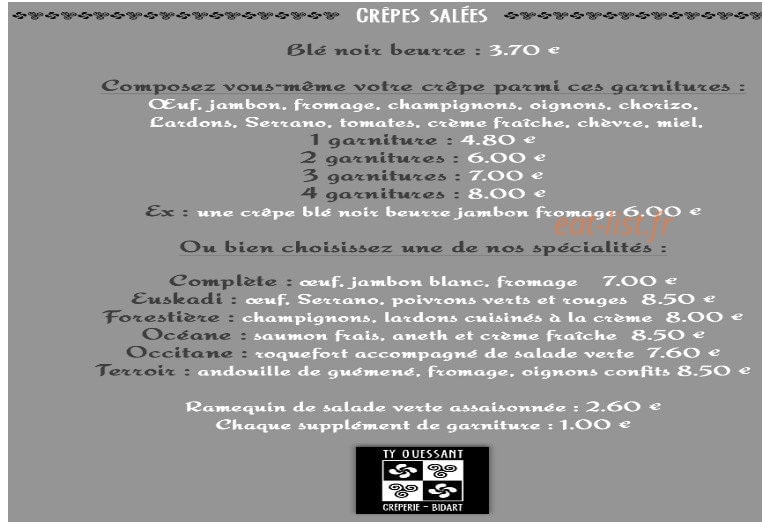 Ty Ouessant — carte page 2