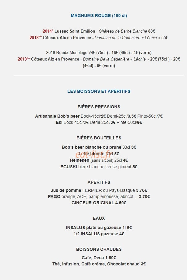 Le Madrid — carte page 5
