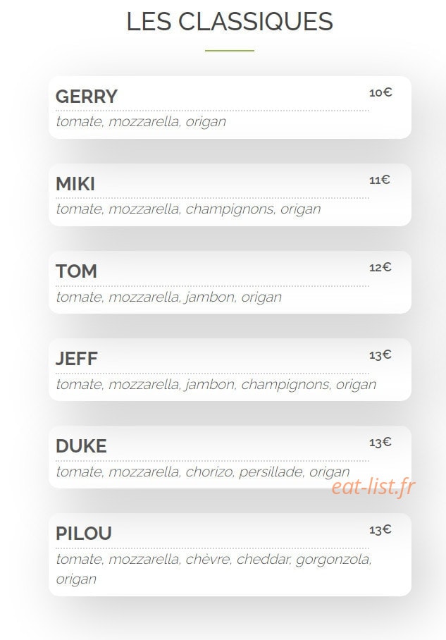 Le Spot — carte page 1