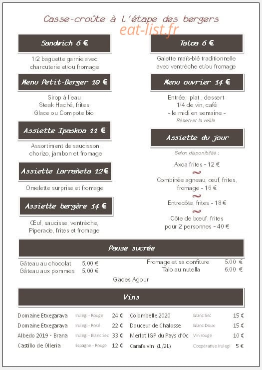 Larrañeta — carte page 1