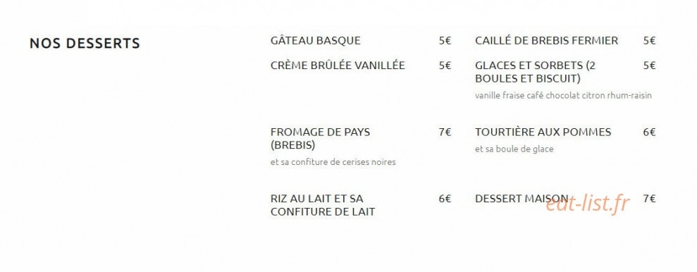 Café TtiPia — carte page 3