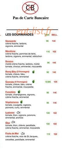 Carte et menu de Ona Garazi à Saint Jean Pied de Port — Les gourmandes