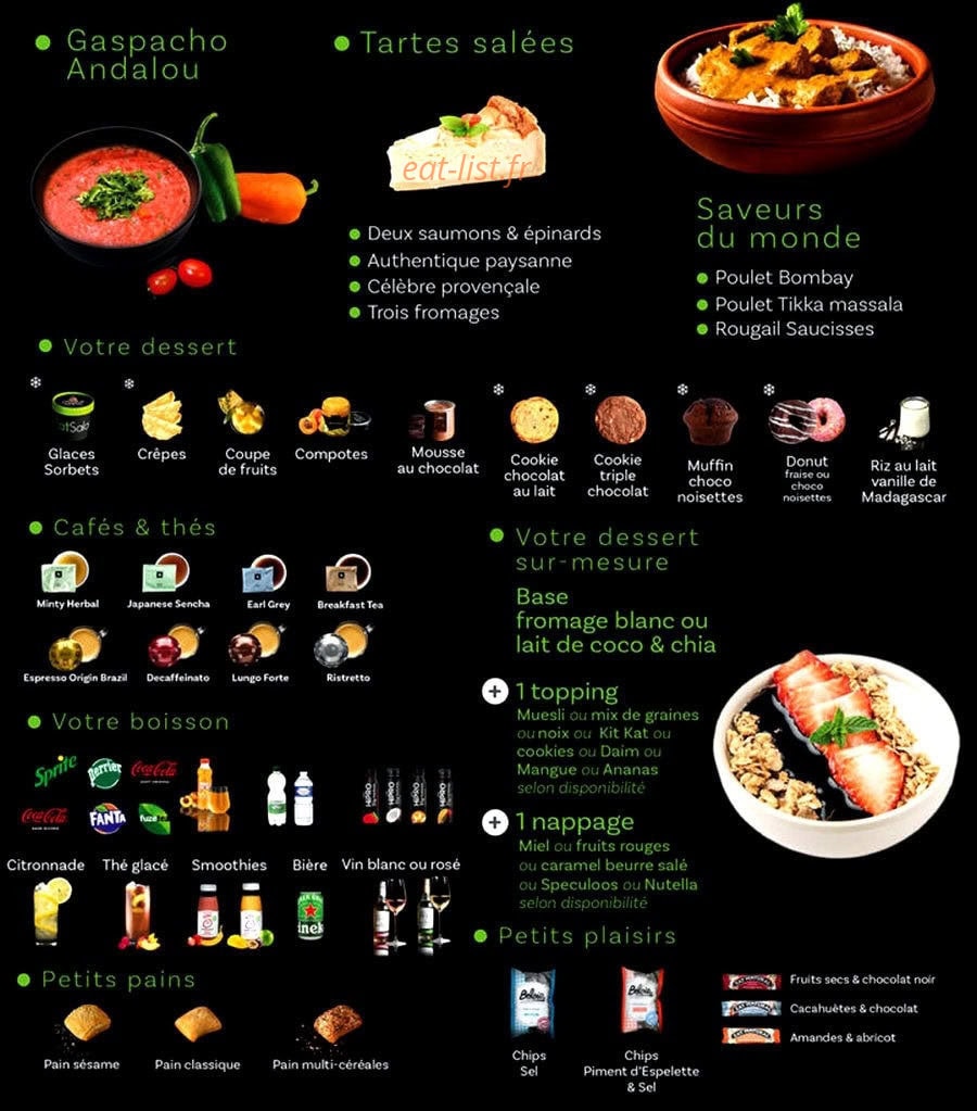 Eat Salad — carte page 10