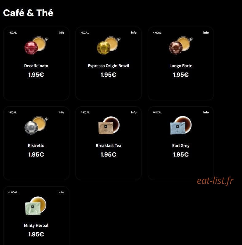 Eat Salad — carte page 8