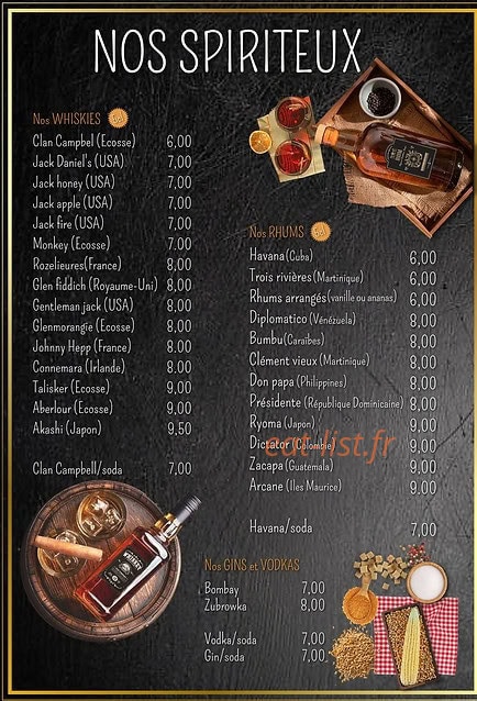 Jam pub — carte page 6