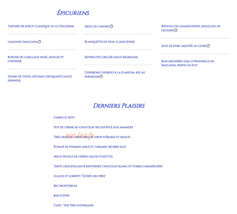 L'Escarpolette — carte page 2