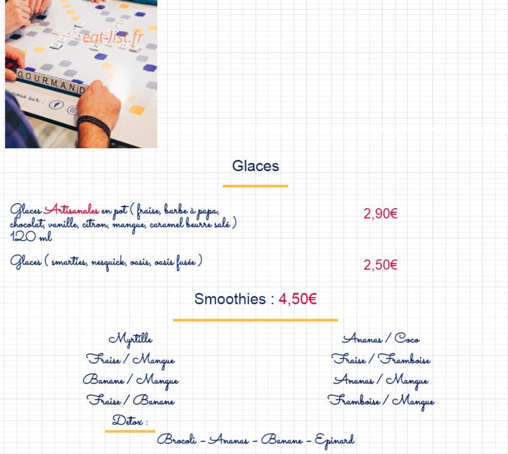 La Cantoche — carte page 5