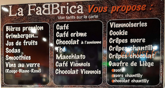 La Fabbrica — carte page 3