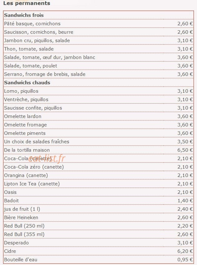 Campagne et Saveurs — carte page 5