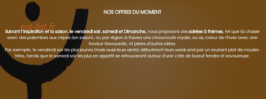 Brasserie le Chiquito — carte page 2