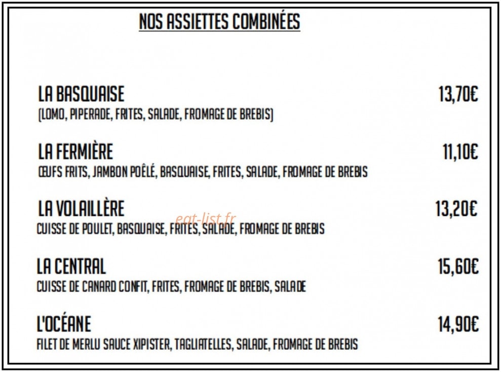 Le Central — carte page 6