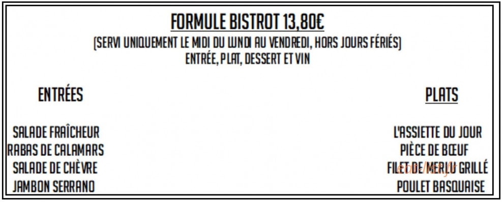 Le Central — carte page 2