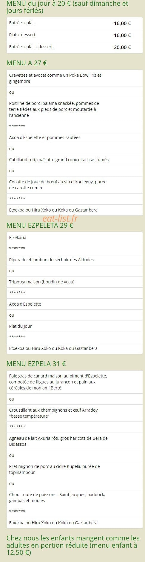 Euzkadi — carte page 1