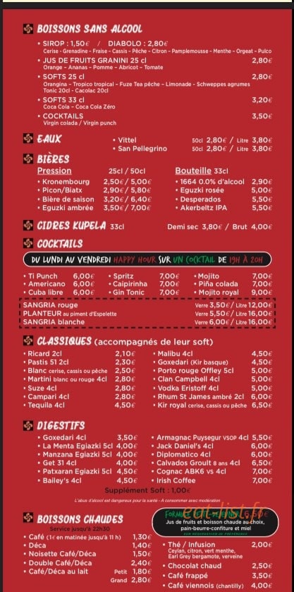 Le bip Bip — carte page 1