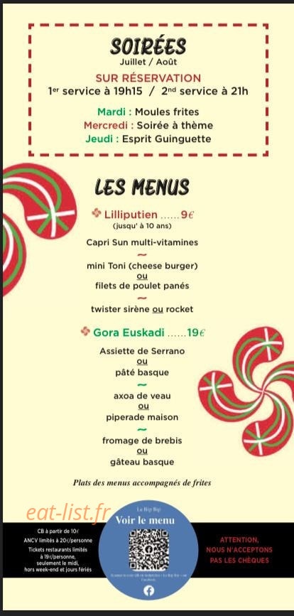 Le bip Bip — carte page 3
