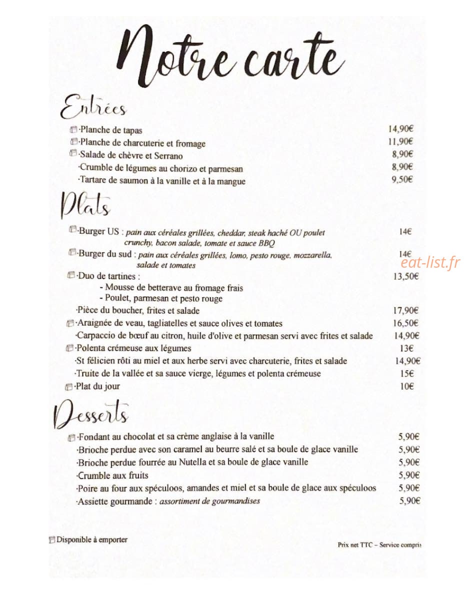Au petit bonheur — carte page 1