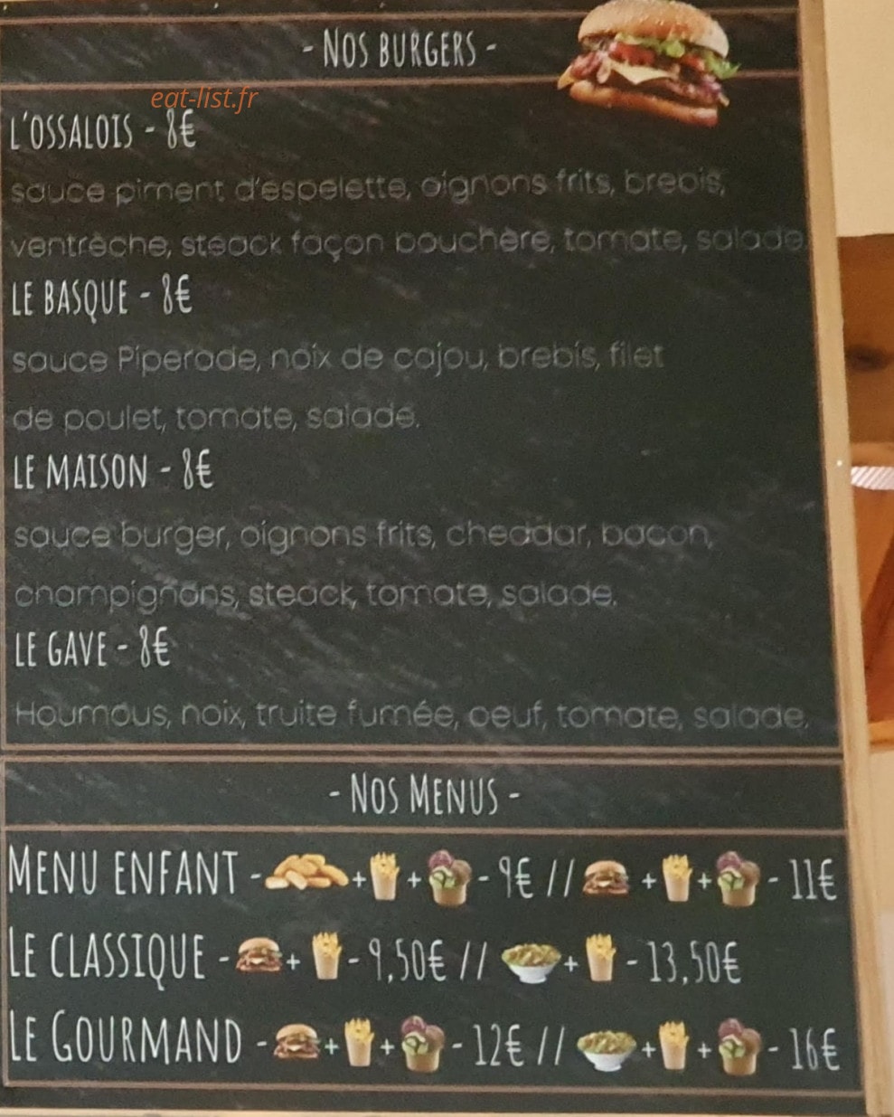 Brasserie du Lac de Castet — carte page 3